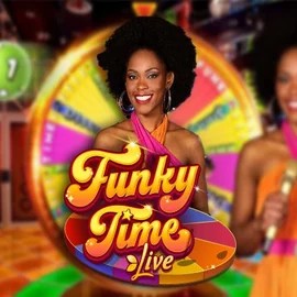 Funky Time slot visual from Evolution available on orbitbet.gr