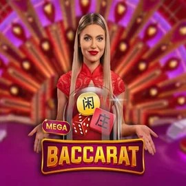 Mega Baccarat by Pragmatic Play, showcased at orbitbet.gr – game logo