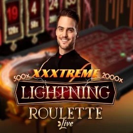 XXXtreme Lightning Roulette online game logo by Evolution on orbitbet.gr